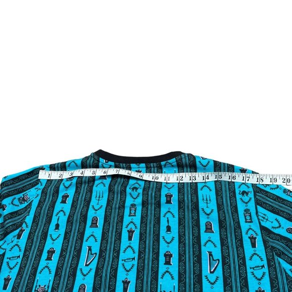 Disney The Haunted Mansion Blue, Black T-Shirt Adult Sz L - Picture 4 of 8